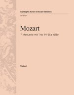 SIEBEN MENUETTE MIT TRIO KV65A MUSIQUE D'ENSEMBLE