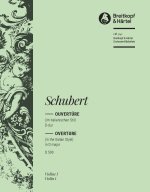 OUVERTURE D-DUR D 590 (ITAL.) ORCHESTRE