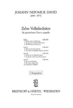 10 VOLKSLIEDSATZE, HEFT 1