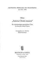 MISSA AETERNA CHRISTI MUNERA