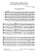SECHS LIEDER UND ROMANZEN CHANT