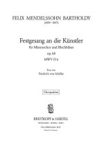 FESTGESANG A.D. KUNSTLER OP.68