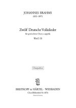 12 DEUTSCHE VOLKSLIEDER WOO 35