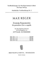 ZWANZIG RESPONSORIEN, HEFT 5