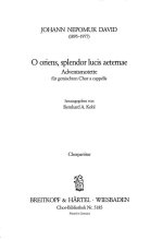 O ORIENS, SPLENDOR LUCIS AETER