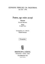 FRATRES, EGO ENIM ACCEPI