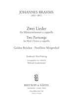 2 LIEDER (GOLDNE BRUCKEN, POSTILLONS MORGENLIED)