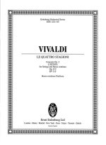 DIE VIER JAHRESZEITEN OP. 8/2 RV 315 / PV 336