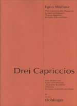 3 CAPRICCIOS NACH BILDERN VON CALLOT VIOLON-PARTITION+PARTIES SEPAREES