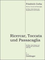 RECERCAR, TOCCATA UND PASSACAGLIA -PARTITION+PARTIES SEPAREES