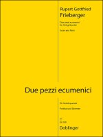 DUE PEZZI ECUMENICI MUSIQUE D'ENSEMBLE-PARTITION+PARTIES SEPAREES