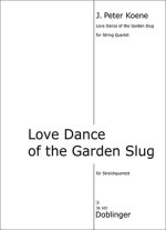 LOVE DANCE OF THE GARDEN SLUG MUSIQUE D'ENSEMBLE-PARTITION+PARTIES SEPAREES