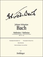 15 DREISTIMMIGE SINFONIEN BWV 787-801 MUSIQUE D'ENSEMBLE-PARTITION+PARTIES SEPAREES