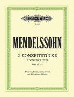 2 KONZERTSTUCKE OP.113, 114 CLARINETTES-PARTITION+PARTIES SEPAREES