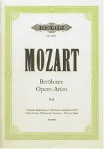 WOLFGANG AMADEUS MOZART : BERUHMTE OPERN-ARIEN  - LOW VOICE AND PIANO -  RECUEIL