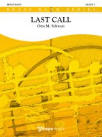LAST CALL ENSEMBLE DE CUIVRES-PARTITION+PARTIES SEPAREES