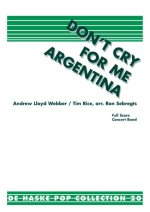 DON'T CRY FOR ME ARGENTINA  ENSEMBLE DE CUIVRES -PARTITION+PARTIES SEPAREES