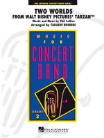 TWO WORLDS CONCERT BAND/HARMONIE -PARTITION+PARTIES SEPAREES