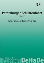 PETERSBURGER SCHLITTENFAHRT CONCERT BAND/HARMONIE -PARTITION+PARTIES SEPAREES
