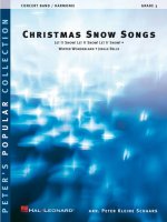 CHRISTMAS SNOW SONGS CONCERT BAND/HARMONIE -PARTITION+PARTIES SEPAREES