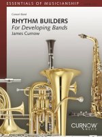 RHYTHM BUILDERS FOR DEVELOPING BANDS  CONCERT BAND/HARMONIE -PARTITION+PARTIES SEPAREES