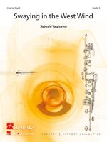 SWAYING IN THE WEST WIND CONCERT BAND/HARMONIE -PARTITION+PARTIES SEPAREES
