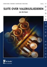 SUITE OVER VALERIUSLIEDEREN CONCERT BAND/HARMONIE/FANFARE -PARTITION+PARTIES SEPAREES