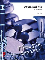 WE WILL ROCK YOU CONCERT BAND/HARMONIE/FANFARE -PARTITION+PARTIES SEPAREES