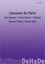 CARNAVAL DE PARIS CONCERT BAND/HARMONIE/FANFARE/ENSEMBLE DE CUIVRES -PARTITION+PARTIES SEPAREES