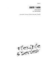 SUITE 1600 CONCERT BAND/HARMONIE/FANFARE/ENSEMBLE DE CUIVRES