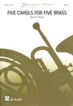 FIVE CAROLS FOR FIVE BRASS MUSIQUE D'ENSEMBLE -PARTITION+PARTIES SEPAREES