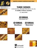 THREE SONGS CONCERT BAND/HARMONIE-PARTITION+PARTIES+CD