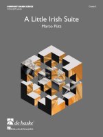 A LITTLE IRISH SUITE CONCERT BAND/HARMONIE -PARTITION+PARTIES SEPAREES