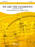 WE ARE THE CHAMPIONS ENSEMBLE DE CUIVRES-PARTITION+PARTIES SEPAREES