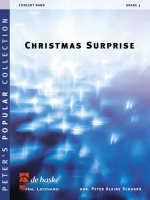 CHRISTMAS SURPRISE CONCERT BAND/HARMONIE -PARTITION+PARTIES SEPAREES