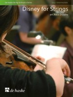 DISNEY FOR STRINGS MUSIQUE D'ENSEMBLE -PARTITION+PARTIES SEPAREES