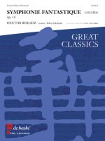 SYMPHONIE FANTASTIQUE CONCERT BAND/HARMONIE -PARTITION+PARTIES SEPAREES