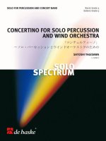 CONCERTINO FOR SOLO PERCUSSION AND WIND ORCHESTRA PERCUSSIONS -PARTITION+PARTIES SEPAREES