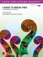 I WANT TO BREAK FREE MUSIQUE D'ENSEMBLE -PARTITION+PARTIES SEPAREES