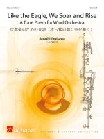LIKE THE EAGLE, WE SOAR AND RISE CONCERT BAND/HARMONIE -PARTITION+PARTIES SEPAREES