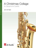 A CHRISTMAS COLLAGE SAXOPHONE -PARTITION+PARTIES SEPAREES