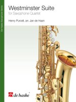 WESTMINSTER SUITE SAXOPHONE -PARTITION+PARTIES SEPAREES