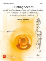 HUNTING SCENES CONCERT BAND/HARMONIE -PARTITION+PARTIES SEPAREES