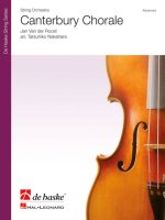 CANTERBURY CHORALE ORCHESTRE -PARTITION+PARTIES SEPAREES
