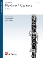 PLAYTIME 4 CLARINETS CLARINETTE -PARTITION+PARTIES SEPAREES