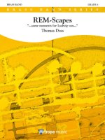 REM-SCAPES ENSEMBLE DE CUIVRES-PARTITION+PARTIES SEPAREES