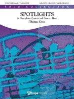 SPOTLIGHTS CONCERT BAND/HARMONIE-PARTITION+PARTIES SEPAREES