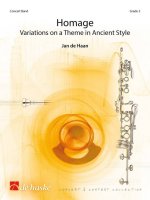 HOMAGE CONCERT BAND/HARMONIE -PARTITION+PARTIES SEPAREES