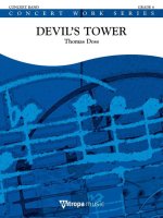 DEVIL'S TOWER CONCERT BAND/HARMONIE-PARTITION+PARTIES SEPAREES