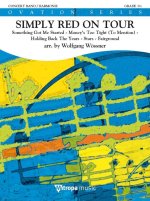 SIMPLY RED ON TOUR CONCERT BAND/HARMONIE-PARTITION+PARTIES SEPAREES